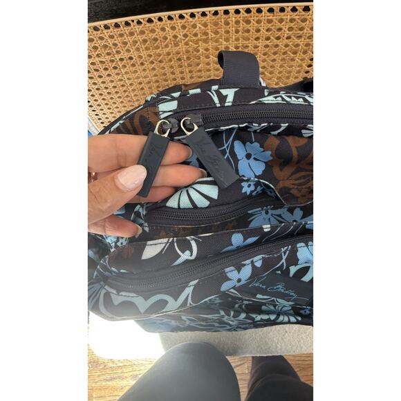 Vintage Large Vera Bradley Backpack Java Floral Pattern - for Travel or Campus main image 6